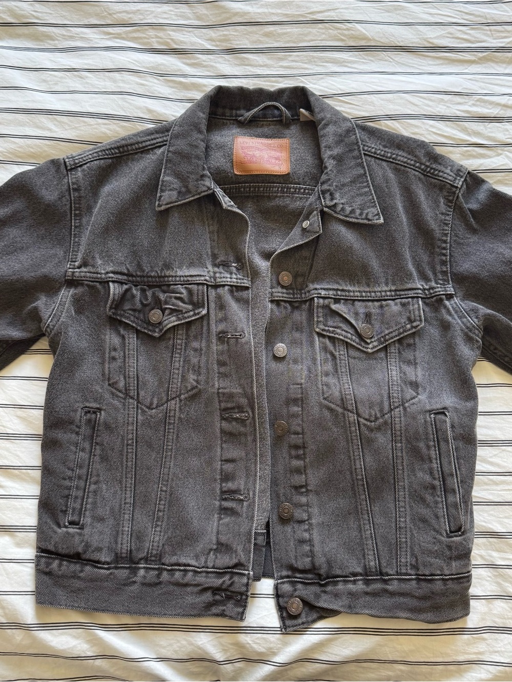 Levi’s • Washed Black Denim Jacket